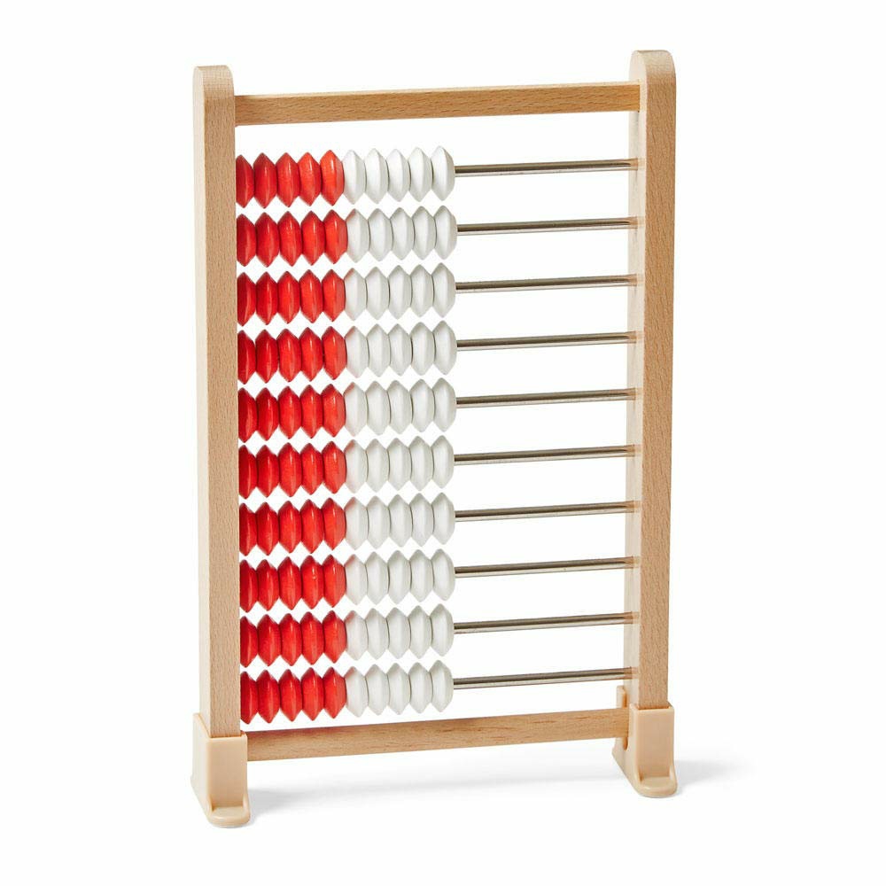 Mini 100 korálkový dřevěný rekenrek abacus pro děti, matematické manipulativy pro mateřské školy, počítací stojan pro děti, počítadla pro děti, vzdělávací hračky pro základní školy (sada 1)  |  Sčítací desky Sčítací desky Sčítací desky