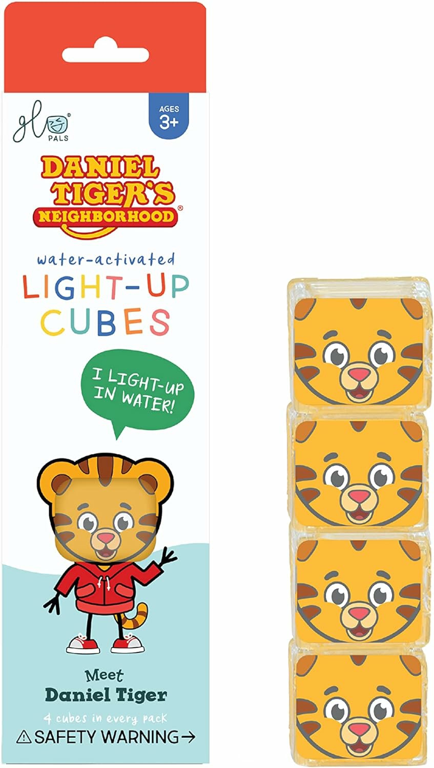 X Kostičky s vodní aktivací a osvětlením Daniel Tigerova sousedství pro smyslovou hru  |  Příslušenství k puzzle Příslušenství k puzzle Příslušenství k puzzle